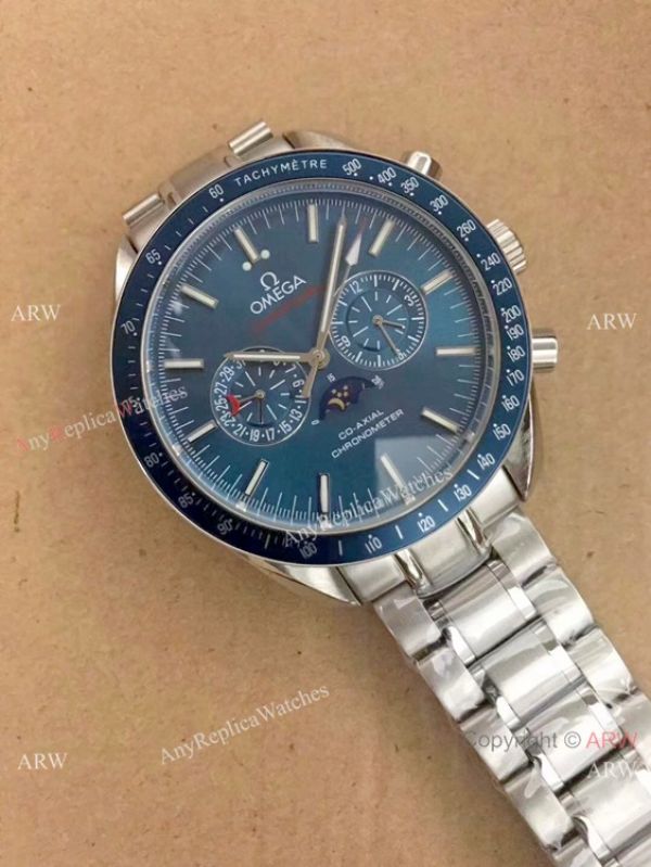New Omega Speedmaster Moon Phase Automatic watch Stainless Steel New Omega Speedmaster Moon Phase Automatic watch Stainless Steel