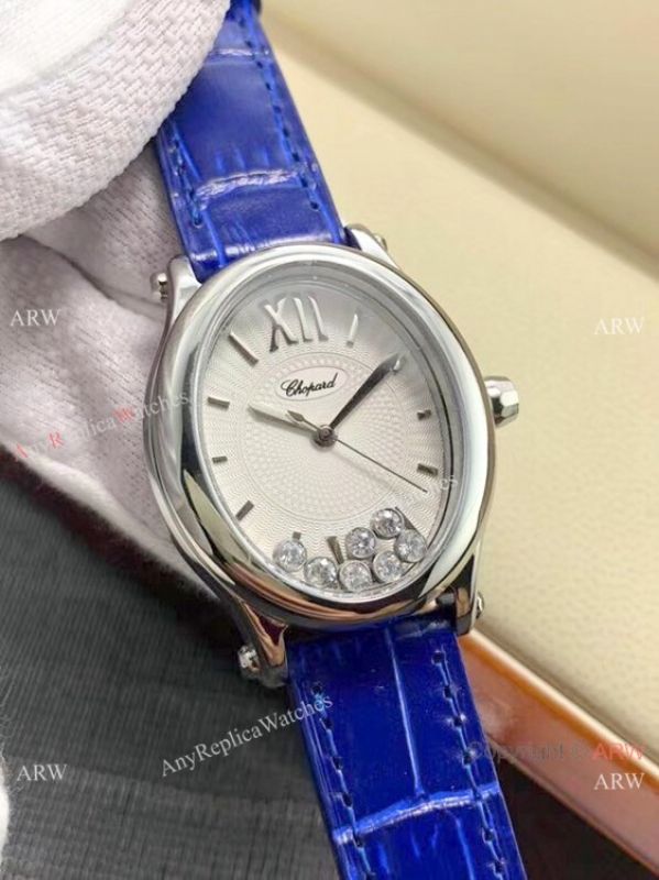 New Replica Chopard Happy Sport Oval White MOP Dial Watch Women New Replica Chopard Happy Sport Oval White MOP Dial Watch Women
