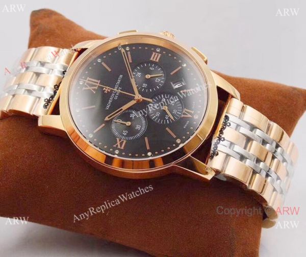 Vacheron Constantin Geneve VK 2 Tone Rose Gold Watch 42mm Vacheron Constantin Geneve VK 2 Tone Rose Gold Watch 42mm