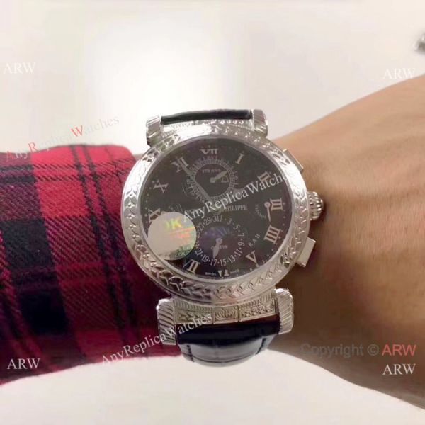AAA Replica Patek Philippe Grandmaster Chime SS White Dial Watch AAA Replica Patek Philippe Grandmaster Chime SS White Dial Watch