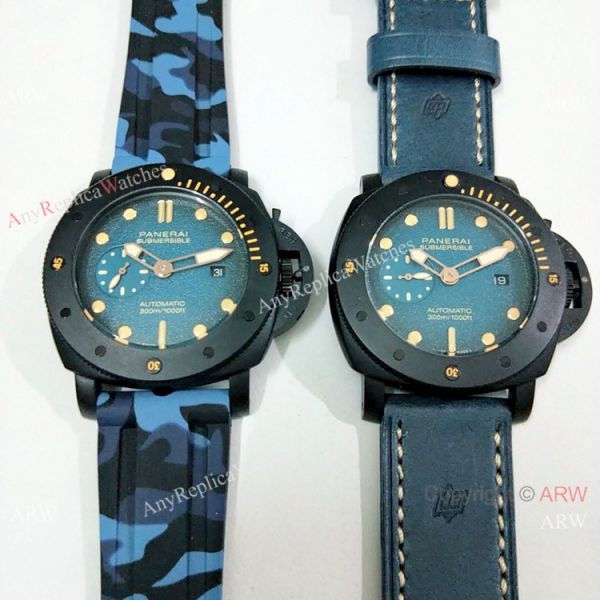 2019 New Panerai Luminor Submersible Camouflage Watch Black Case 2019 New Panerai Luminor Submersible Camouflage Watch Black Case
