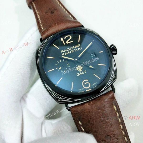 New Style Copy Panerai Radiomir Firenze Black Case Watch 45mm New Style Copy Panerai Radiomir Firenze Black Case Watch 45mm