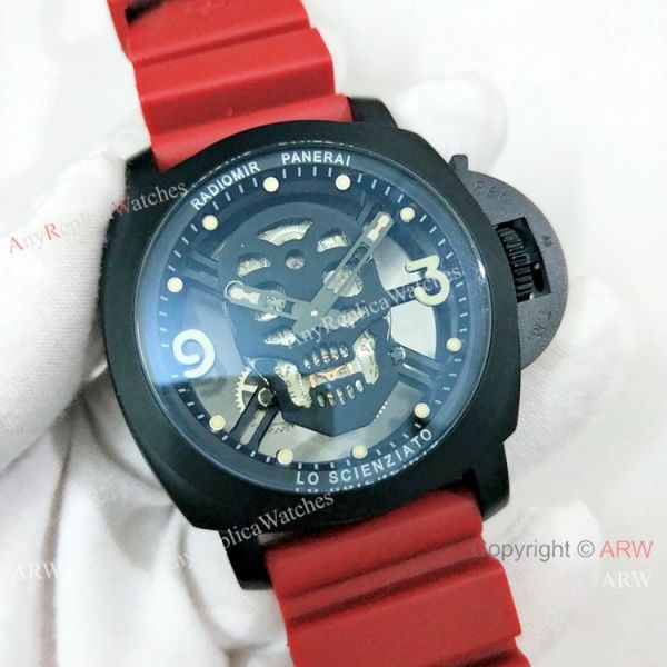 2019 New Panerai Radiomir Lo Scienziato Watch Black Case Skull Face 2019 New Panerai Radiomir Lo Scienziato Watch Black Case Skull Face