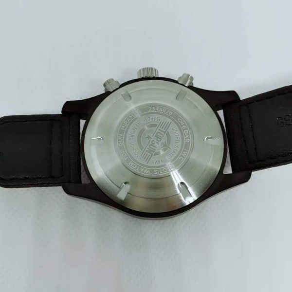 2019 Copy IWC Pilots TOP GUN Chronograph Black Watch 2019 Copy IWC Pilots TOP GUN Chronograph Black Watch