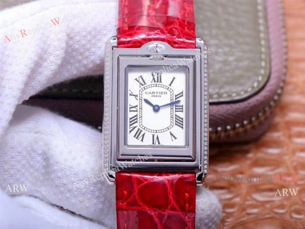 Swiss Grade Cartier Tank Basculante Lady Wrist Cabriolet Watch Swiss Grade Cartier Tank Basculante Lady Wrist Cabriolet Watch