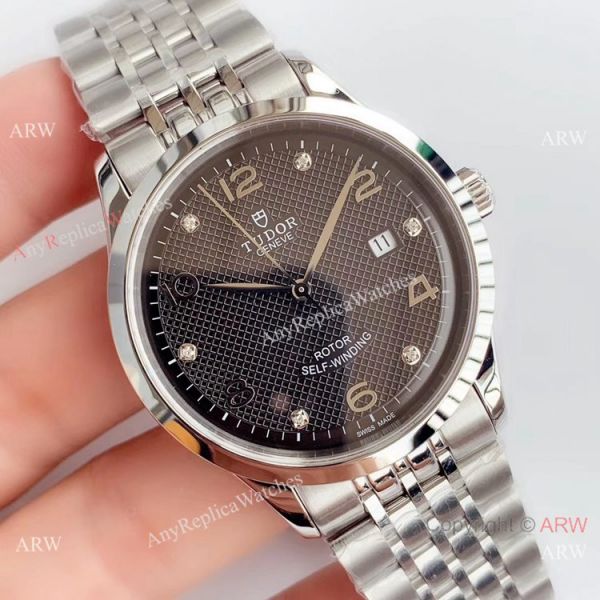 Swiss 2824 Tudor Geneve Rotor Self Winding Watch Stainless Steel Diamond Dial Watch Swiss 2824 Tudor Geneve Rotor Self Winding Watch Stainless Steel Diamond Dial Watch