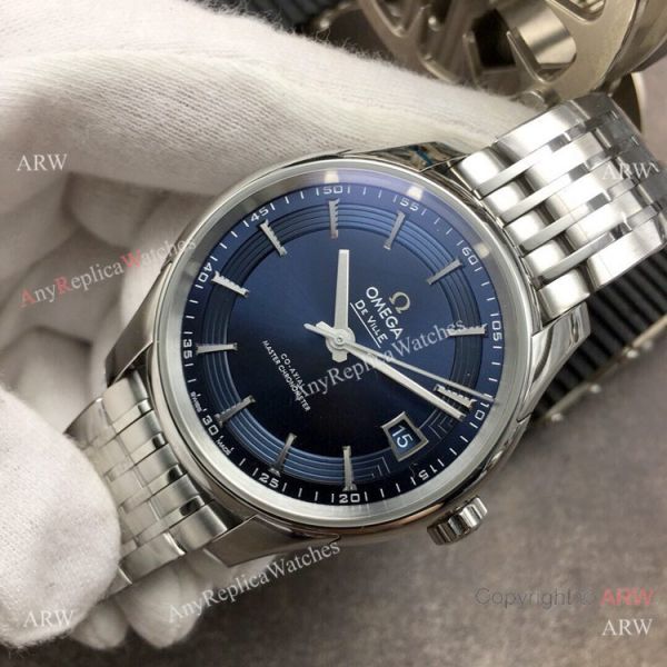 Swiss Replica Omega DeVille Hour Vision Stainless Steel Blue Dial Watch VS Factory 8900 Movement Swiss Replica Omega DeVille Hour Vision Stainless Steel Blue Dial Watch VS Factory 8900 Movement