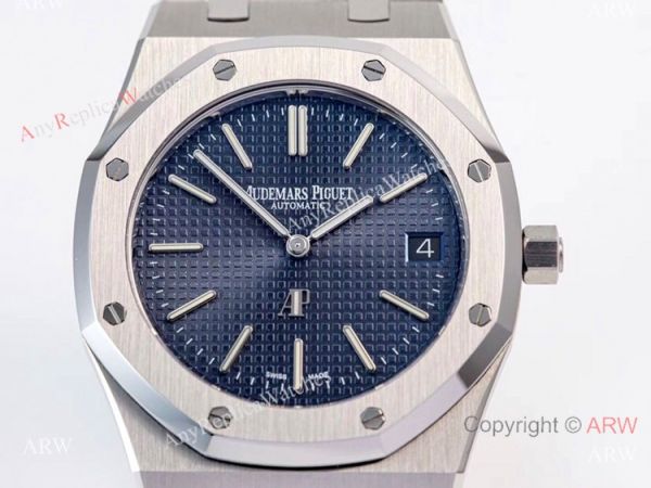 New Audemars Piguet Royal Oak Extra-Thin Ref.15202 Watch Blue Dial New Audemars Piguet Royal Oak Extra-Thin Ref.15202 Watch Blue Dial