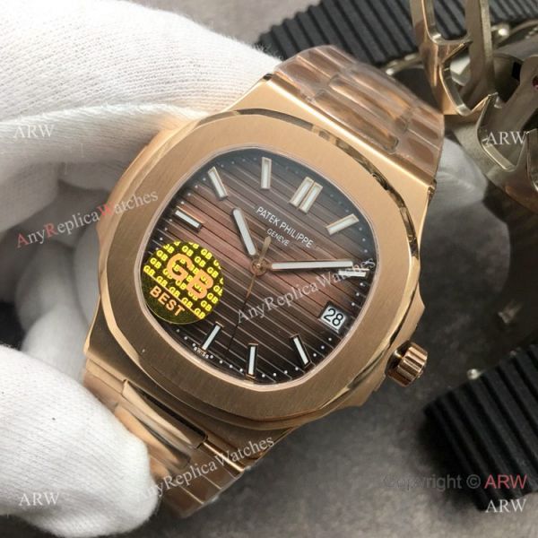 Swiss Copy Patek Philippe Nautilus GB Factory CAL.324 Watch Rose Gold 40mm Swiss Copy Patek Philippe Nautilus GB Factory CAL.324 Watch Rose Gold 40mm