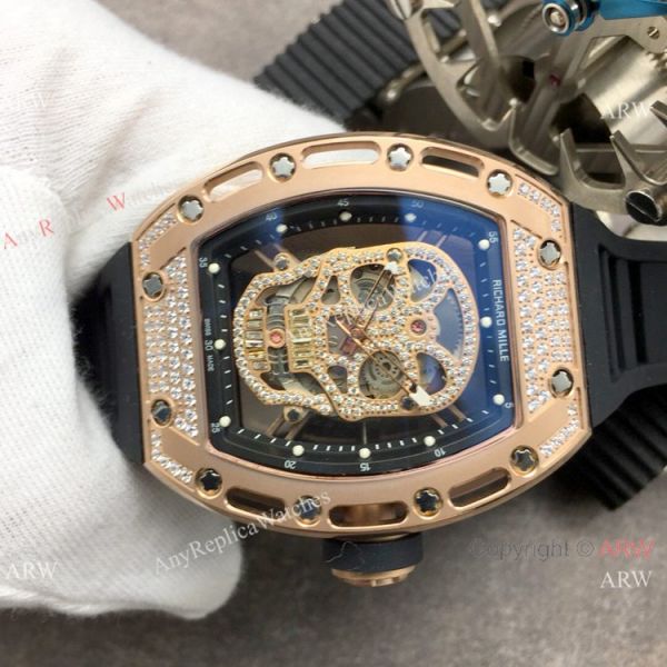 Swiss Richard Mille RM 052 Skull Rose Gold Watch Best Replica Watches China Dealer Swiss Richard Mille RM 052 Skull Rose Gold Watch Best Replica Watches China Dealer