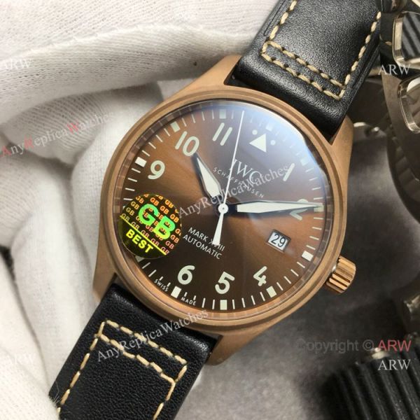 Swiss Replica IWC Big Pilots Spitfire 9015 Watch Bronze Case Brown Dial Swiss Replica IWC Big Pilots Spitfire 9015 Watch Bronze Case Brown Dial