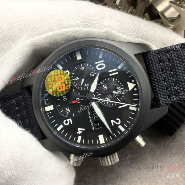 (GB) Swiss Best Replica IWC Pilots Chronograph Top Gun IW389101 Watch (GB) Swiss Best Replica IWC Pilots Chronograph Top Gun IW389101 Watch