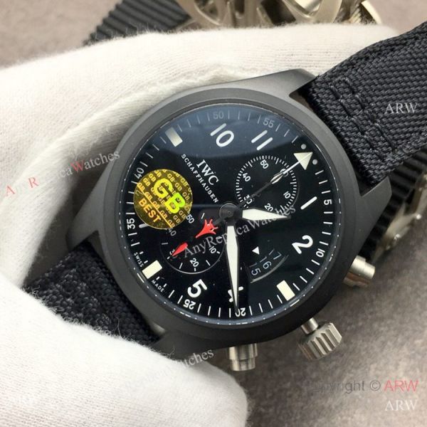 (GB) Swiss Replica IWC Pilots Top Gun IW388001 Watch 7750 Movement (GB) Swiss Replica IWC Pilots Top Gun IW388001 Watch 7750 Movement