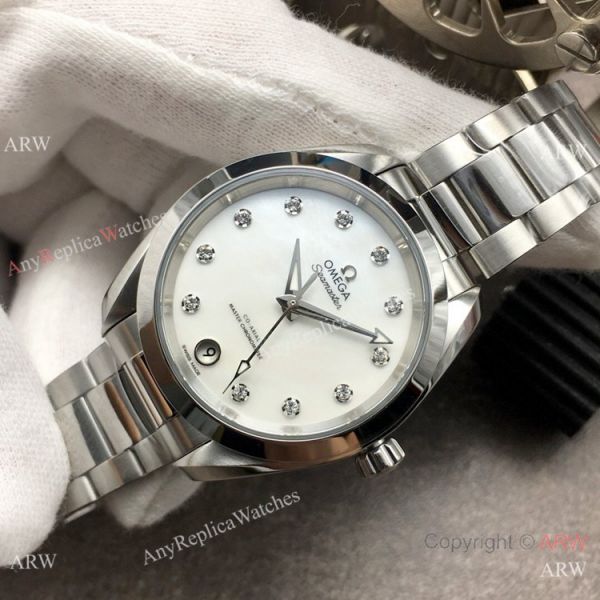 VS Factory Copy Omega Aqua Terra 150m 8800 Watch Diamond Dial Lady VS Factory Copy Omega Aqua Terra 150m 8800 Watch Diamond Dial Lady