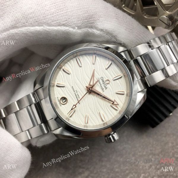 VS Factory Replica Omega Seamaster Aqua Terra 150m White Face Watch VS Factory Replica Omega Seamaster Aqua Terra 150m White Face Watch