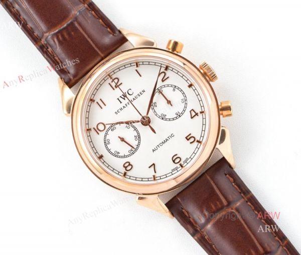 Swiss 7750 IWC Schaffhausen Portuguese Rose Gold Watch 2019 New Swiss 7750 IWC Schaffhausen Portuguese Rose Gold Watch 2019 New