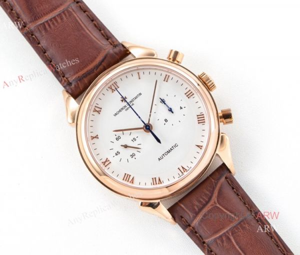 Swiss Replica Vacheron Constantin Geneve Rose Gold White Dial Watch 42mm Swiss Replica Vacheron Constantin Geneve Rose Gold White Dial Watch 42mm