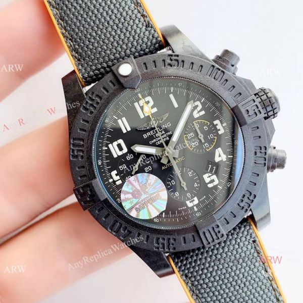 GF Factory Breitling Avenger Hurricane 45 Chronograph 7750 Watch Carbon Case GF Factory Breitling Avenger Hurricane 45 Chronograph 7750 Watch Carbon Case