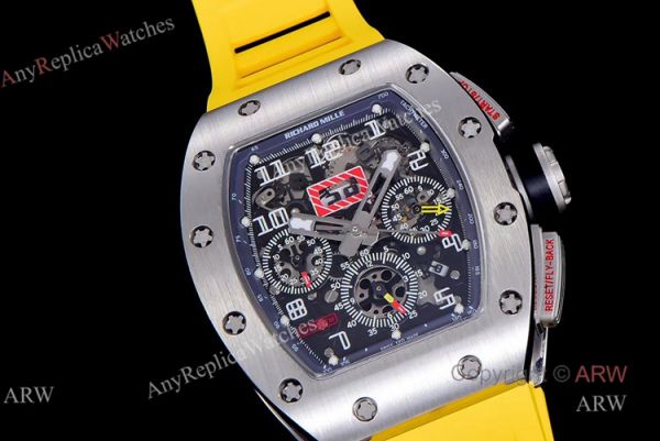 KV Factory Replica Richard Mille RM011-FM Black Kite Flyback Chronograph Watch KV Factory Replica Richard Mille RM011-FM Black Kite Flyback Chronograph Watch