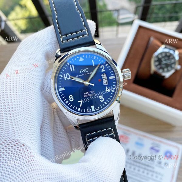 New Copy IWC Pilots Mark XVII Watches Black Dial Stainless Steel New Copy IWC Pilots Mark XVII Watches Black Dial Stainless Steel