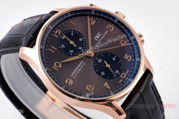 ZF Factory V2 Version IWC Portuguese 7750 Chronograph Watch Gray Dial ZF Factory V2 Version IWC Portuguese 7750 Chronograph Watch Gray Dial