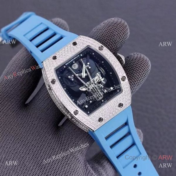 Swiss Quality Richard Mille Goat Mask Stainless Steel Diamond Watches AAA Replicas Swiss Quality Richard Mille Goat Mask Stainless Steel Diamond Watches AAA Replicas