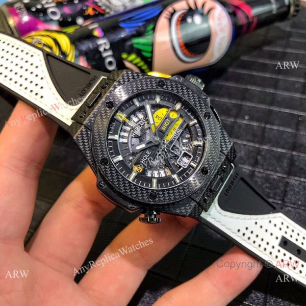 New Replica Hublot Big Bang Unico Golf Chronograph Watches All Black New Replica Hublot Big Bang Unico Golf Chronograph Watches All Black