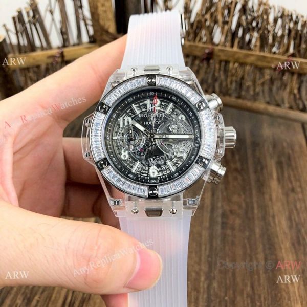 Hublot Big Bang Unico Chronograph Watches Hublot Transparent Watch Diamond Bezel Hublot Big Bang Unico Chronograph Watches Hublot Transparent Watch Diamond Bezel