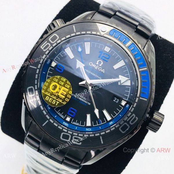 OE Factory Omega Seamaster Super Clone watch Omega Planet Ocean Deep Black 600m Blue inner Watch OE Factory Omega Seamaster Super Clone watch Omega Planet Ocean Deep Black 600m Blue inner Watch