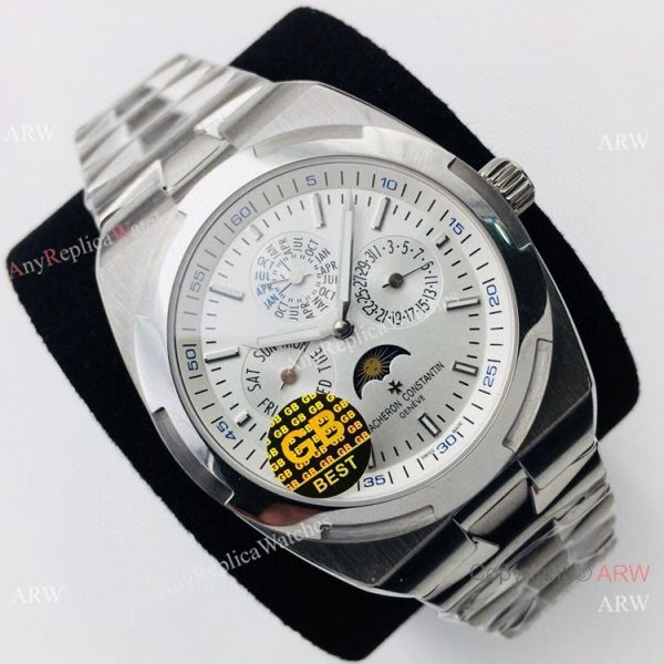 GB Vacheron Constantin Overseas Perpetual Calendar Men Watch SS Silver Dial GB Vacheron Constantin Overseas Perpetual Calendar Men Watch SS Silver Dial