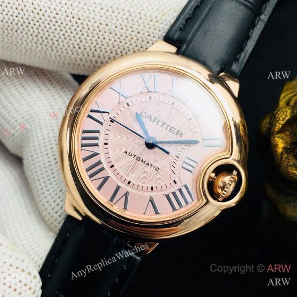 V6 Factory Swiss Cartier Ballon Bleu De Rose Gold Dial Watch 33mm Automatic V6 Factory Swiss Cartier Ballon Bleu De Rose Gold Dial Watch 33mm Automatic