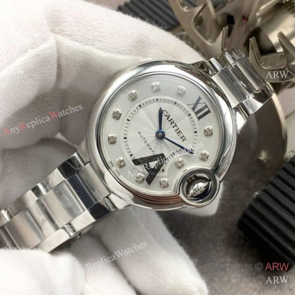 V6 Factory Cartier Ballon Bleu De 33mm Replica Watch Stainless Steel V6 Factory Cartier Ballon Bleu De 33mm Replica Watch Stainless Steel