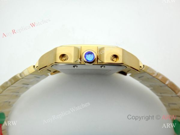 Best Quality Cartier Santos Watch All Gold Chronograph 39mm Best Quality Cartier Santos Watch All Gold Chronograph 39mm