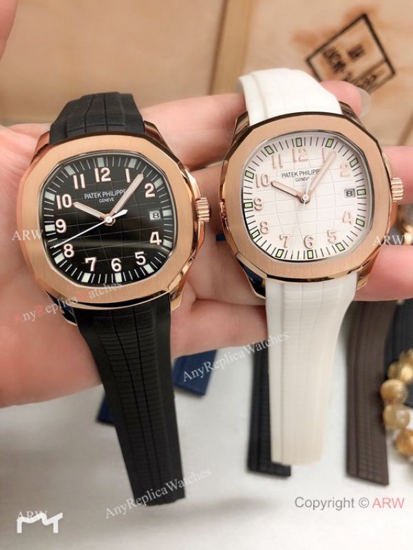 Copy Patek Philippe Geneve Aquanaut Rose Gold Gray Watches 40mm Copy Patek Philippe Geneve Aquanaut Rose Gold Gray Watches 40mm