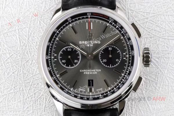 GF Factory New Breitling Premier B01 Chronograph Grey Dial Swiss Copy Watch GF Factory New Breitling Premier B01 Chronograph Grey Dial Swiss Copy Watch