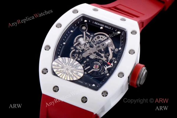 Swiss Replica Richard Mille Bubba Watson Price Online Richard Mille RM 055 White Ceramic Watch Swiss Replica Richard Mille Bubba Watson Price Online Richard Mille RM 055 White Ceramic Watch