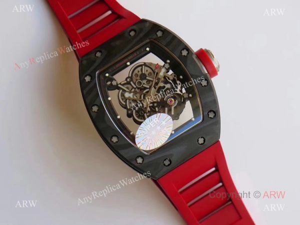 KV Factory Best Replica Swiss Richard Mille Carbon Fiber Skeleton Watches RM055 KV Factory Best Replica Swiss Richard Mille Carbon Fiber Skeleton Watches RM055