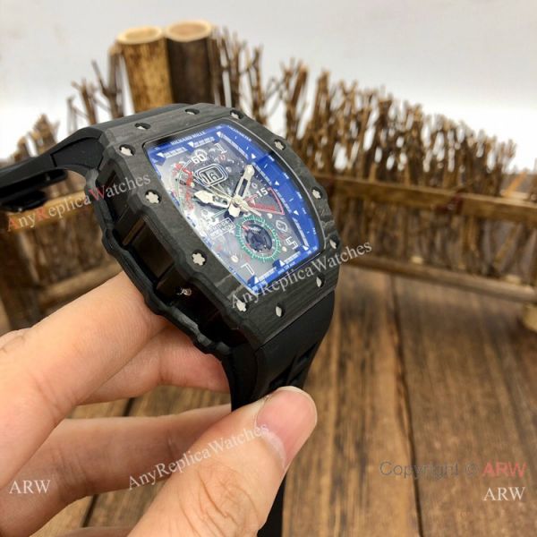 New Fake Richard Mille rm11-04 Men Watch Carbon Black Rubber Band New Fake Richard Mille rm11-04 Men Watch Carbon Black Rubber Band