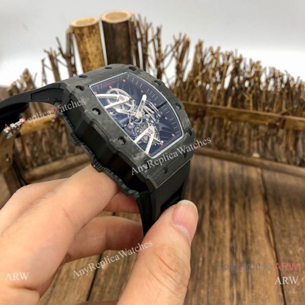 Swiss Quality Copy Richard Mille Rm27-02 Watches All Black Carbon Case Swiss Quality Copy Richard Mille Rm27-02 Watches All Black Carbon Case