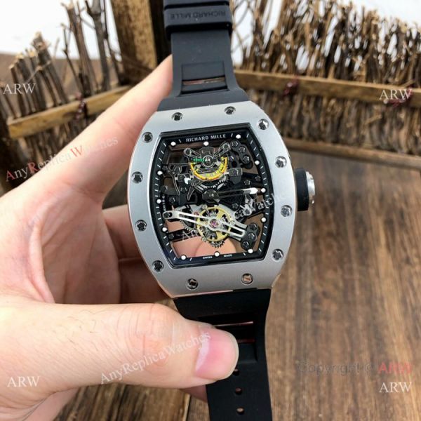 New Copy Richard Mille RM38-01 Gray Rubber Men Watches New Copy Richard Mille RM38-01 Gray Rubber Men Watches