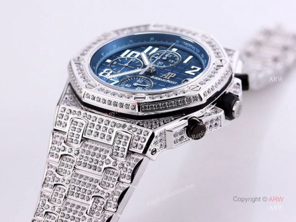 High Quality Audemars Piguet Ice Royal Oak Blue Dial Replica Watches High Quality Audemars Piguet Ice Royal Oak Blue Dial Replica Watches