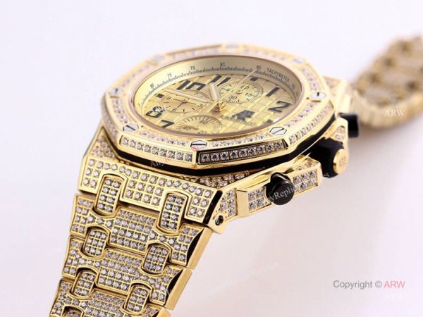 Replica Audemars Piguet Ice Royal Oak Chronograph Watch Audemars Piguet Yellow Gold Replica Audemars Piguet Ice Royal Oak Chronograph Watch Audemars Piguet Yellow Gold