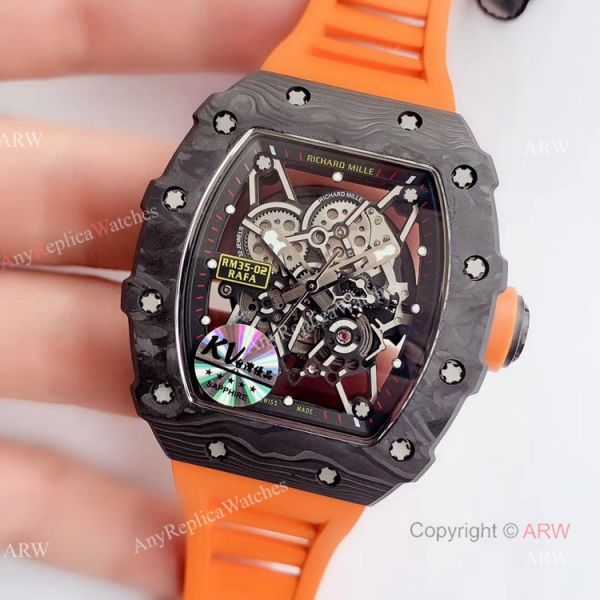 KV Factory New Replica Richard Mille Orange Watch RM035-02 For Men KV Factory New Replica Richard Mille Orange Watch RM035-02 For Men
