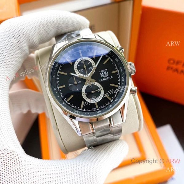 Buy Replica Tag Heuer Carrera Blue Dial Leather Strap Watches Buy Replica Tag Heuer Carrera Blue Dial Leather Strap Watches