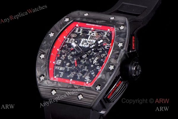 KV Factory Swiss Replica Richard Mille RM 011 Felipe Massa Black Night NTPT Carbon Watch KV Factory Swiss Replica Richard Mille RM 011 Felipe Massa Black Night NTPT Carbon Watch