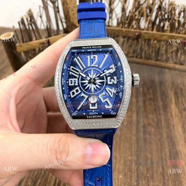 Best Copy Franck Muller Geneve Vanguard v45 Black Dial Diamond Watch Best Copy Franck Muller Geneve Vanguard v45 Black Dial Diamond Watch