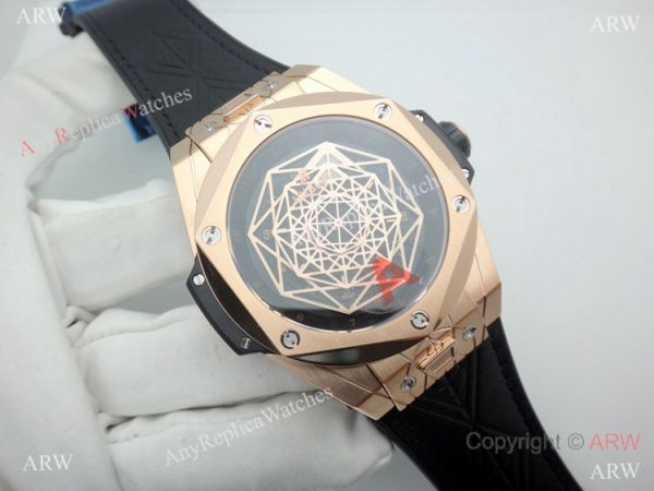 Swiss Grade 1 Hublot Big Bang Sang Bleu Rose Gold Watch HUB1213 Movement Swiss Grade 1 Hublot Big Bang Sang Bleu Rose Gold Watch HUB1213 Movement
