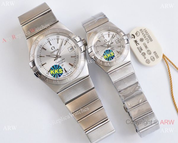 Swiss Quality Copy Omega Double Eagle Watches 2-Tone Silver Dial 38mm or 27mm Swiss Quality Copy Omega Double Eagle Watches 2-Tone Silver Dial 38mm or 27mm