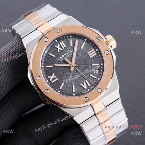 Swiss Replica Chopard Alpine Eagle Men Watch 41mm Blue Dial Rose Gold Swiss Replica Chopard Alpine Eagle Men Watch 41mm Blue Dial Rose Gold