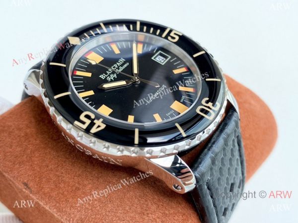 Swiss Quality Copy Blancpain Fifty Fathoms New Face Watch Citizen 8215 Movement Swiss Quality Copy Blancpain Fifty Fathoms New Face Watch Citizen 8215 Movement